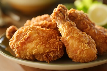 American fried chicken , Generative AI	
