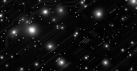 Obraz premium An artistic representation of a circuit board with intricate lines and nodes, presenting a modern, tech-oriented aesthetic perfect for digital themes and innovation concepts