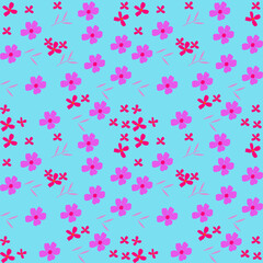 seamless pattern with flowers