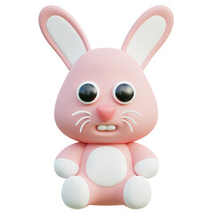 Rabbit 3D Illustration