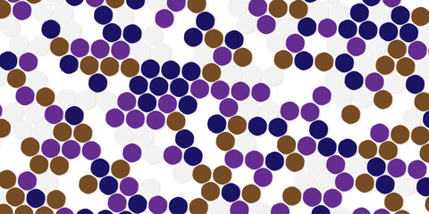 Retro geometric hexagon seamless pattern. Abstract colorful hexagon background vector design.