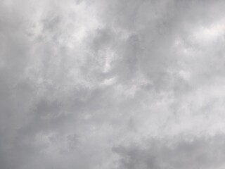 Fototapeta premium gllomy sky with dark gray clouds