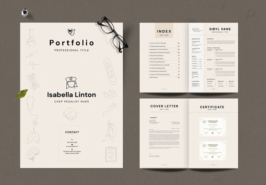 Nurse Portfolio Resume Template