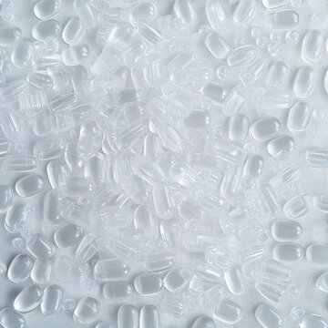 Plastic materials - Bio-Plastics (Eco-Friendly Alternatives) - Polyhydroxyalkanoates (PHA): Biodegradable, used in medical applications and packaging. seamless texture 