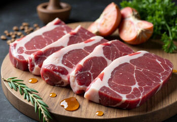 Raw Chicken Breast Smooth Surface Meat Cheese Fresh