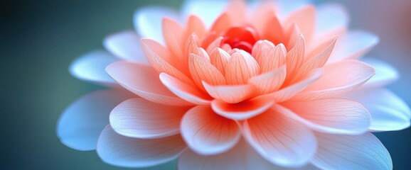 Fototapeta premium Delicate peach blossom, soft petals, serene beauty
