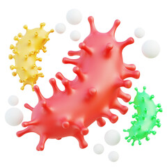 Parasite 3D Illustration