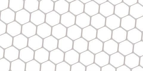 Abstract white hexagon background vector design. Retro geometric hexagon seamless pattern.