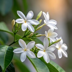 Fototapeta premium white frangipani flower