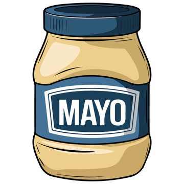 Jar of mayonnaise