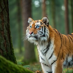 Obraz premium tiger in zoo