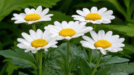 Fototapeta premium Beautiful bunch of fresh white flowers displayed elegantly against a soft natural background
