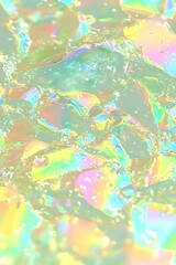 Fototapeta premium Abstract background showing liquid motion with shimmering iridescence