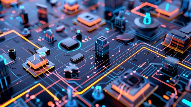 High tech digital marketing strategy blueprint displaying customer segmentation engagement pathways campaign optimization techniques