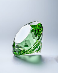 Emerald Green Diamond Crystal