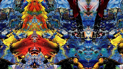 Abstract art background . Hand painting artwork on canvas .