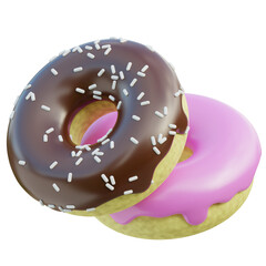 Donut 3D Illustration
