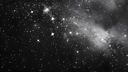 Obraz premium space, galaxy, star, sky, nebula, night, universe, stars, astronomy, abstract, blue, light, dark, fantasy, cosmos, bright, science, starry, illustration, planet, outer, deep, starfield, black, moon