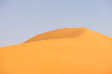Red dunes in the Saudi Arabian desert