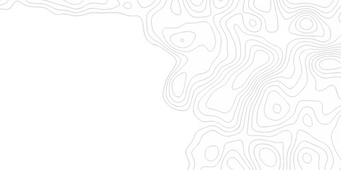 Abstract topo contour map on white background, Topographic contour lines. Seamless pattern with lines Topographic map. Geographic mountain relief diagram line wave carve design.