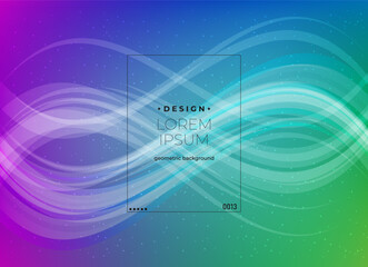 Flat vector. Minimal geometric background. Dynamic shapes composition. Eps10 vector.