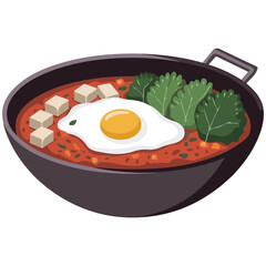 Korean food vector