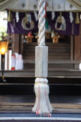 Scenery of the grounds of an old Japanese temple