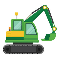 excavator vector