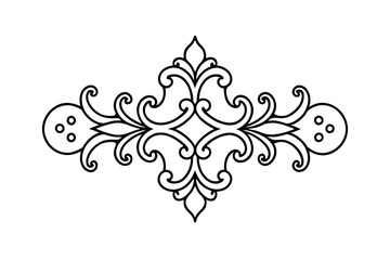 abstract floral ornament
