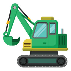 excavator vector