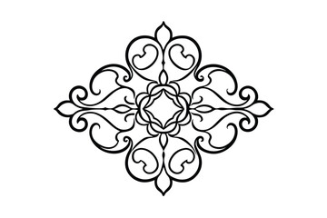 abstract floral ornament