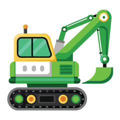 excavator vector
