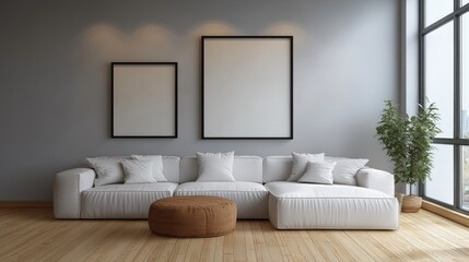 Fototapeta premium Modern Living Room Interior Design