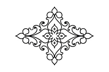 abstract floral ornament