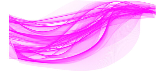 Abstract pink and orange smoke swirl on Transparent background.