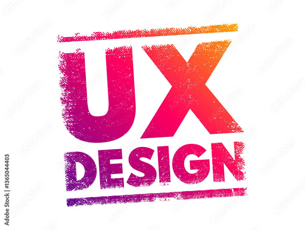 Poster ux design - process of creating evidence-based, interaction designs between human users and products