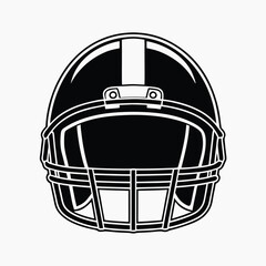 Fototapeta premium American football helmet vector illustration