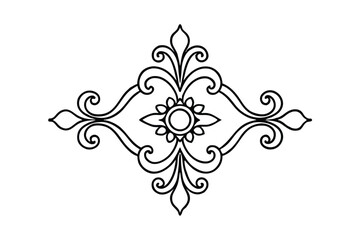 abstract floral design