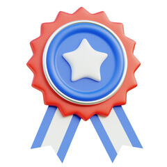 Award Badge 3D Illustration