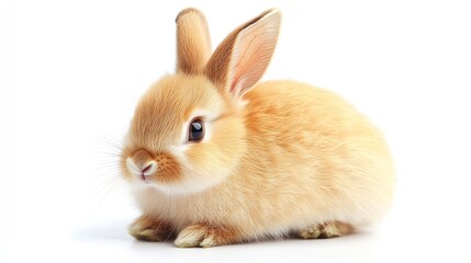 Obraz premium A rabbit, a small mammal rodent. -