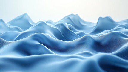 Obraz premium A serene blue abstract background with smooth, calming transitions. 