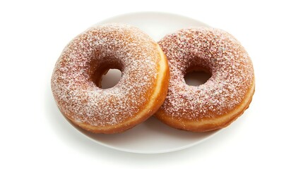 donuts isolated on white