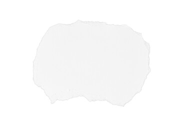 torn and ripped white paper isolated on white or transparent png