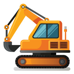 excavator vector