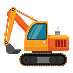 excavator vector
