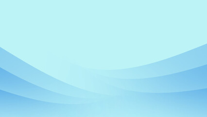 Blue vector cover with gradient waves and shadows, amazing abstract illustration background design.