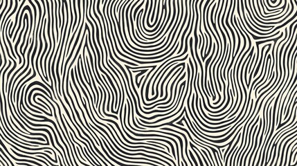 Monochrome Curvilinear Pattern