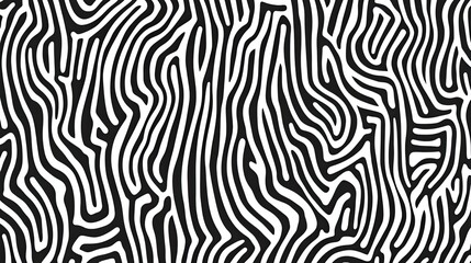Monochrome Curvilinear Pattern