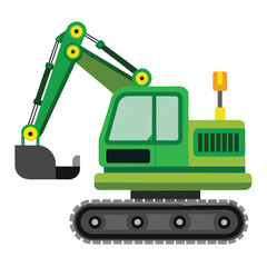 excavator vector
