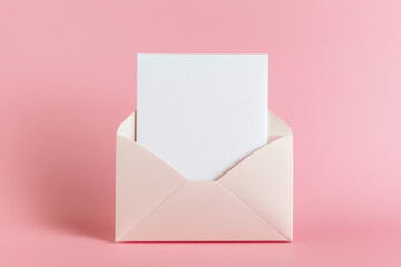 Blank Letter on White Envelope - Simplicity
